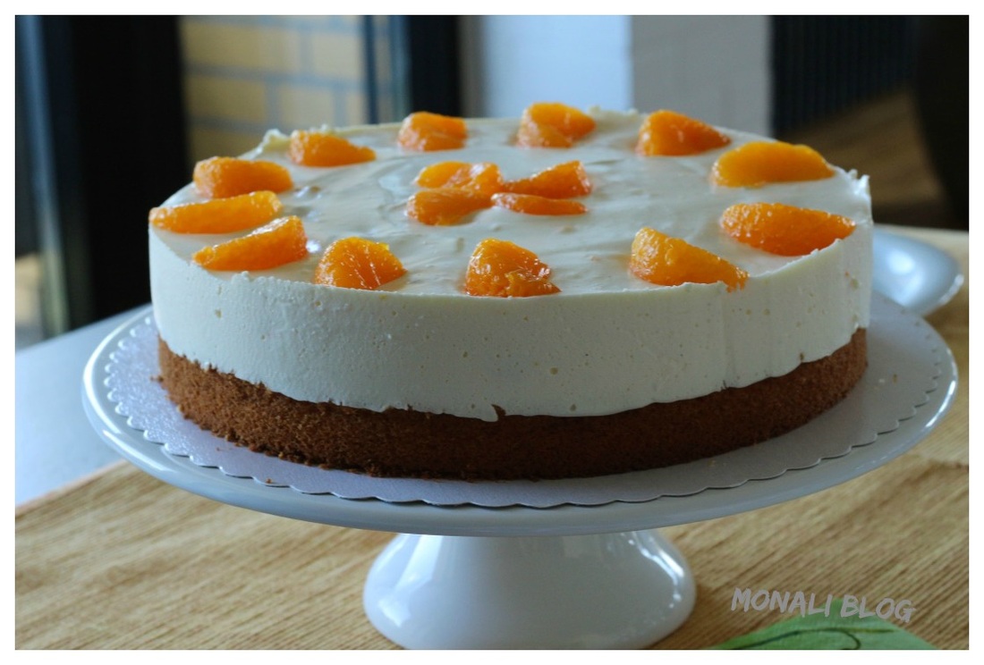 Monali-Kuchen-Mandarinen-Mascarpone Torte - Monali Kuchenblog