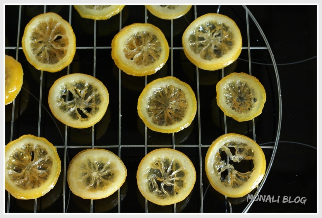 Kandierte Zitronen - Monali Kuchenblog